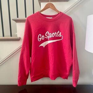 Favorite Daughter Go Sports Sweatshirt - Red -  Medium